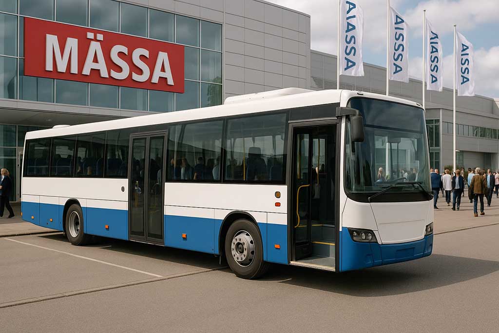 Buss vid mässa