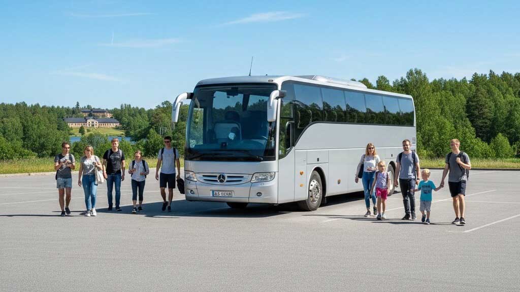 Buss utanför Skansen style=